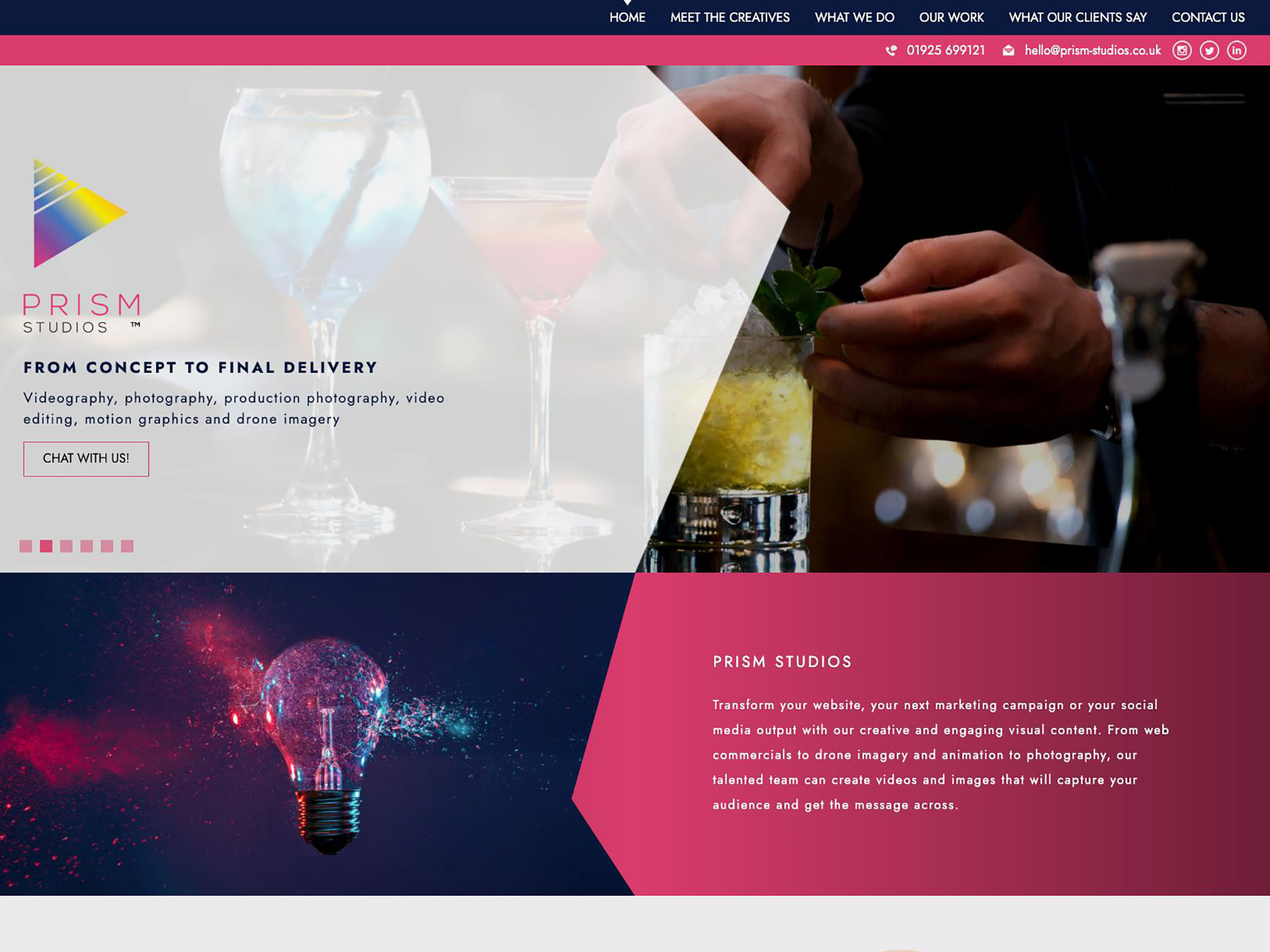 A selection of recent websites created for businesses throughout Crewe
