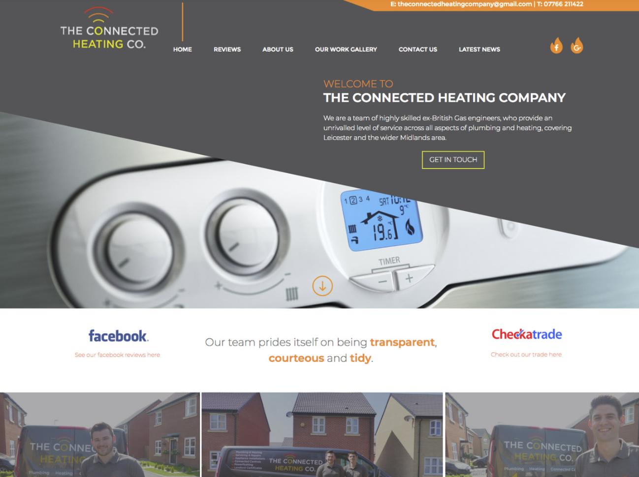 A selection of recent websites created for businesses throughout Crewe